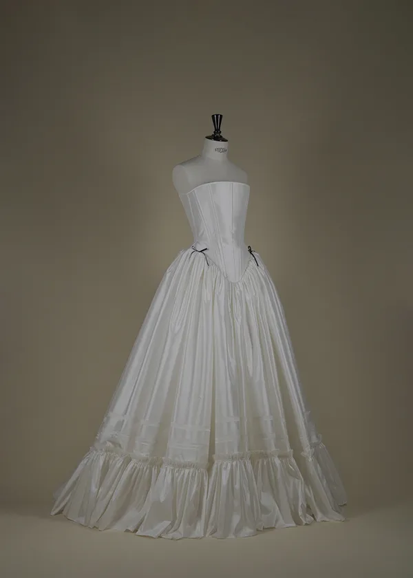 TAFFETA CORSET-DRESS
